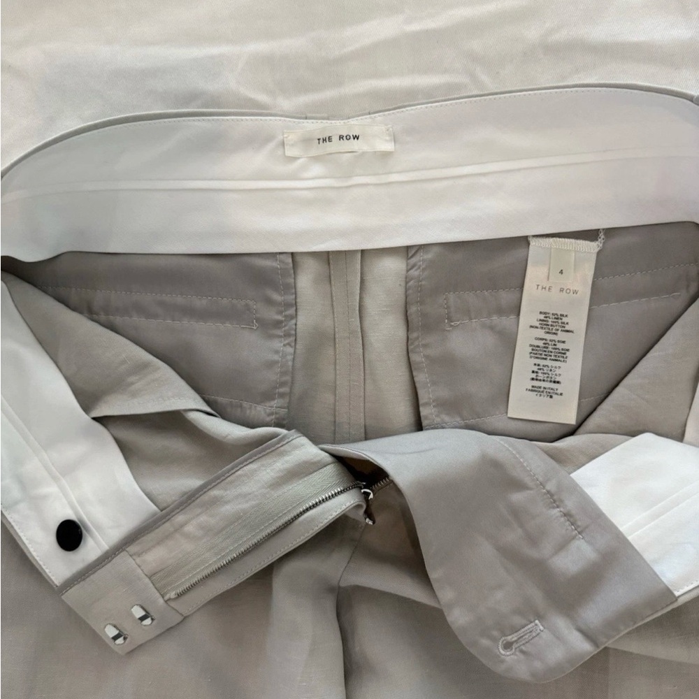 The Row Noxy Straight Leg Trousers - Picture 8 of 9